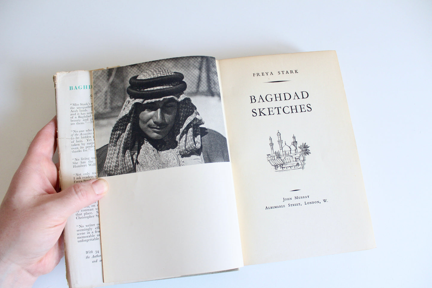 1939 Baghdad Sketches by Freya Stark – Cheap Edition with Original Dust Jacket