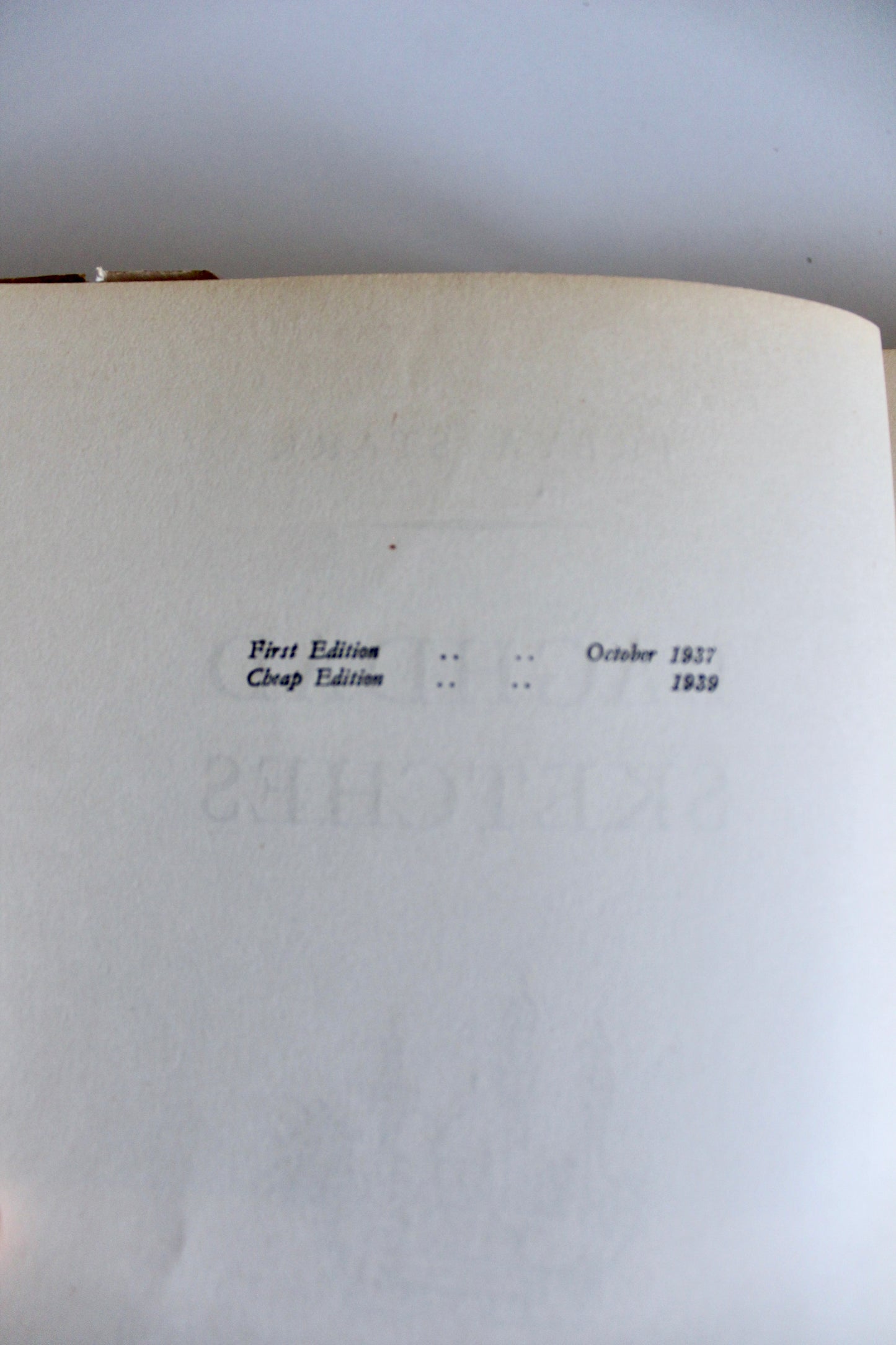 1939 Baghdad Sketches by Freya Stark – Cheap Edition with Original Dust Jacket