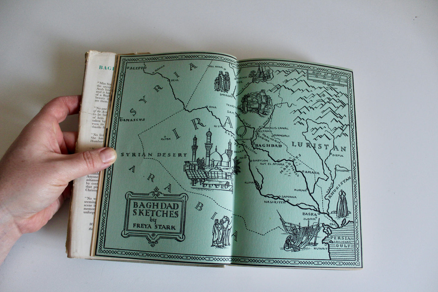 1939 Baghdad Sketches by Freya Stark – Cheap Edition with Original Dust Jacket