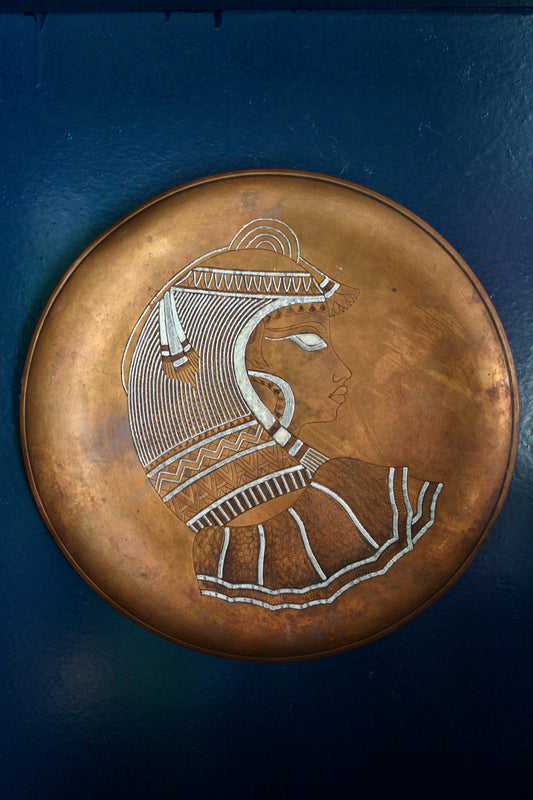 Antique Egyptian Souvenir Wall Plate