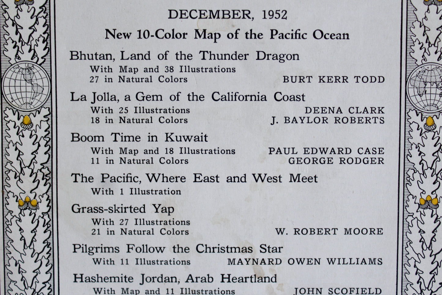 December 1952 National Geographic — “Boom Time in Kuwait”
