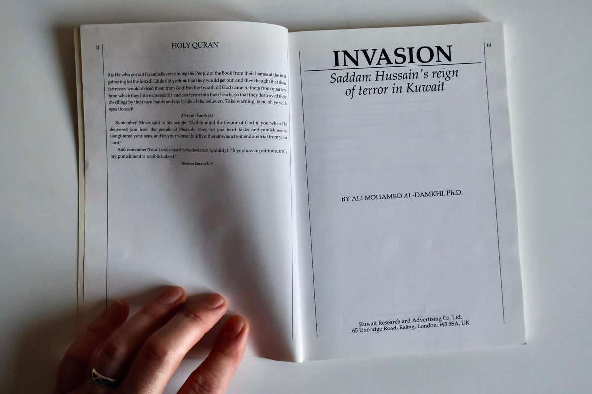 1992 Invasion: Saddam Hussain’s Reign of Terror in Kuwait – Ali Mohamed Al-Damkhi