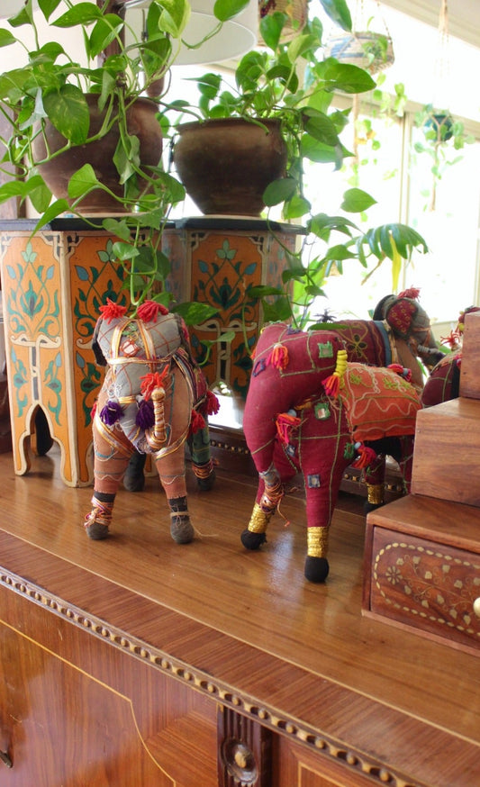 Vintage Rajasthani Handmade Elephants