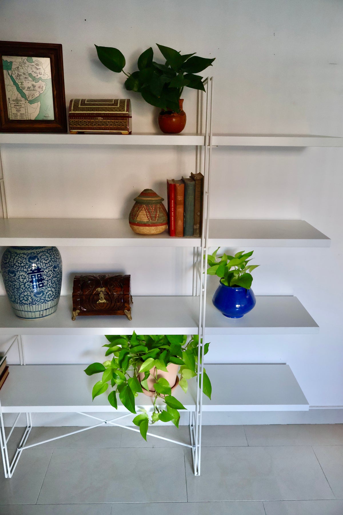 Vintage IKEA ENETRI Shelving Unit – White