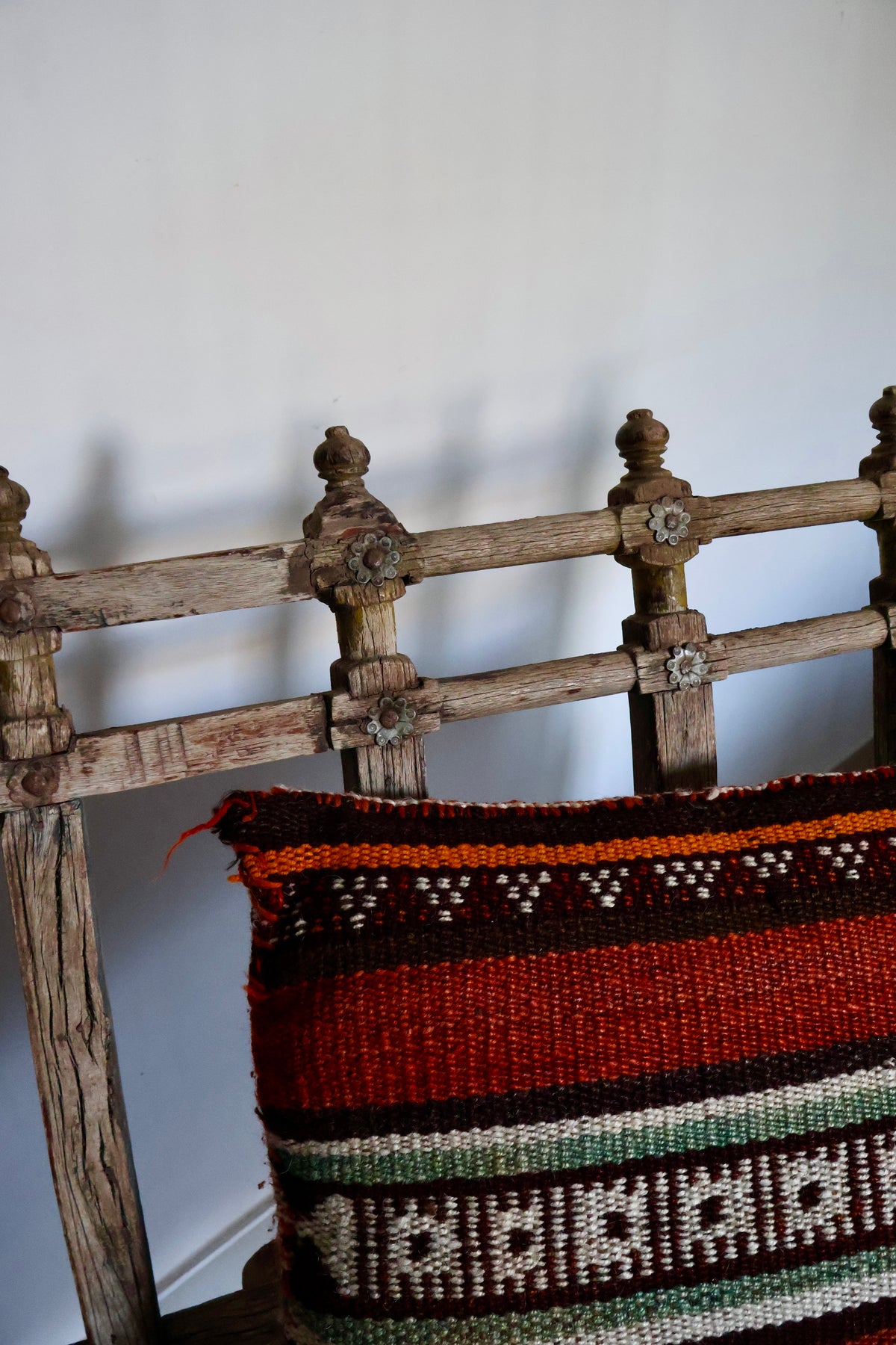 Pair of Antique Indian Carved Wood Benches – Circa 1900