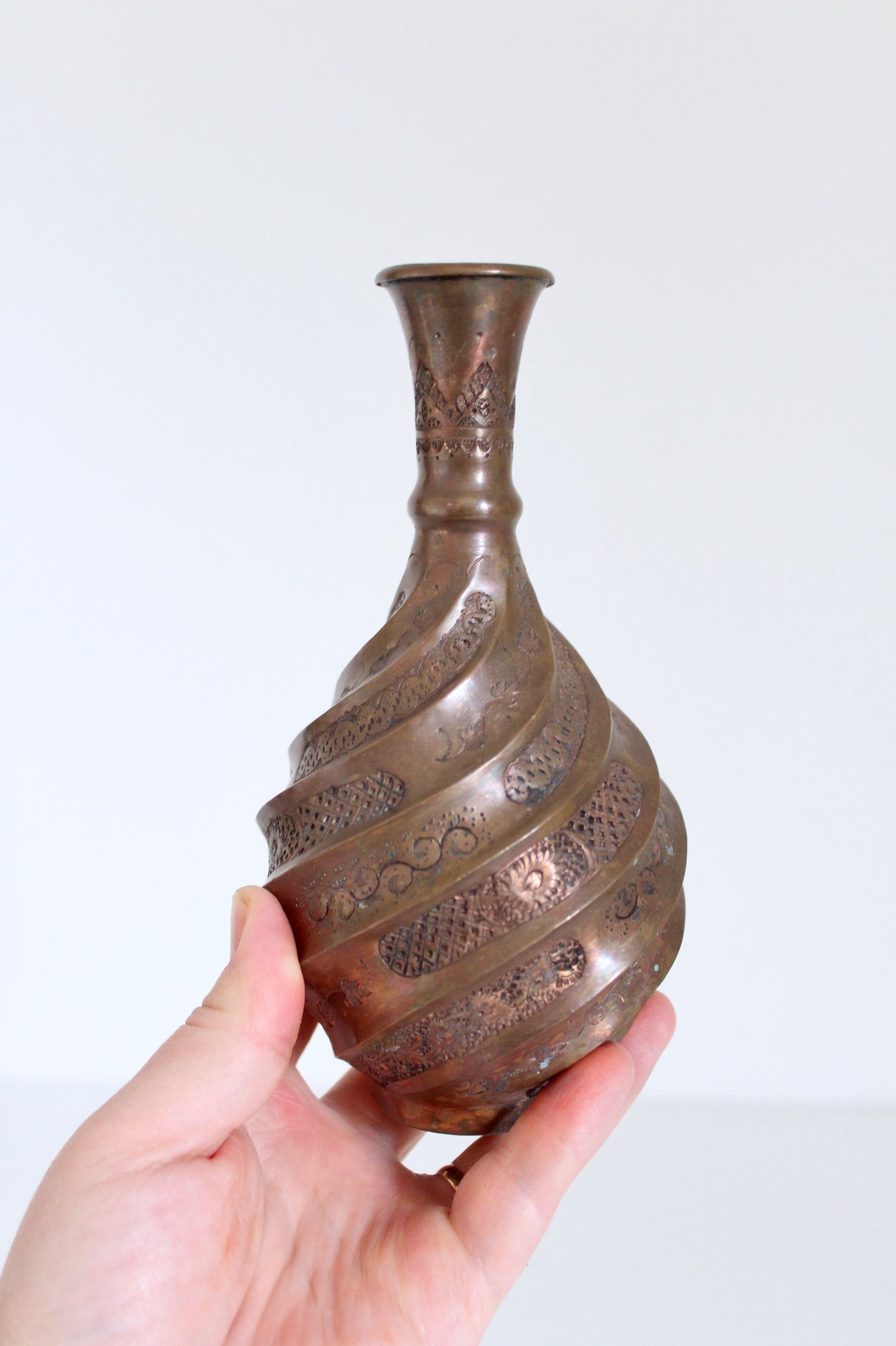 Antique Persian Copper Vase