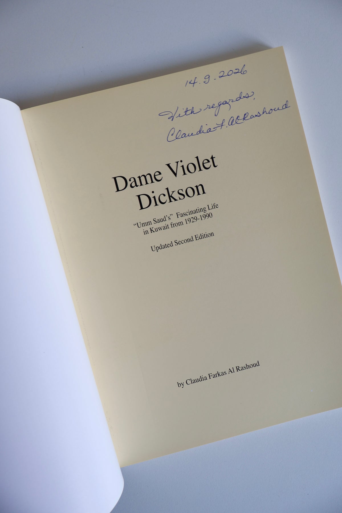 Dame Violet Dickson by Claudia Farkas Al Rashoud