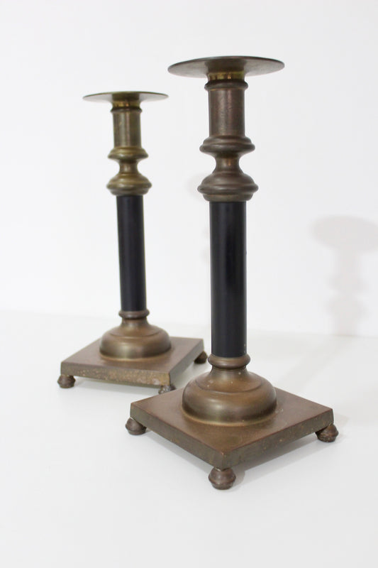 Late 19th Century Paid of Candle Sticks