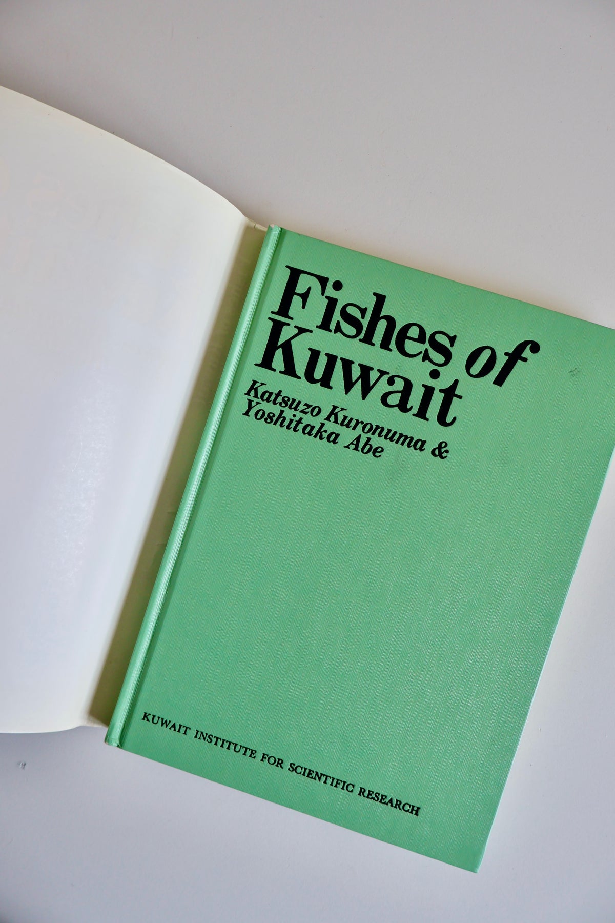 Fishes of Kuwait (1972 First Edition) – KISR Natural History Book with Dust Jacket