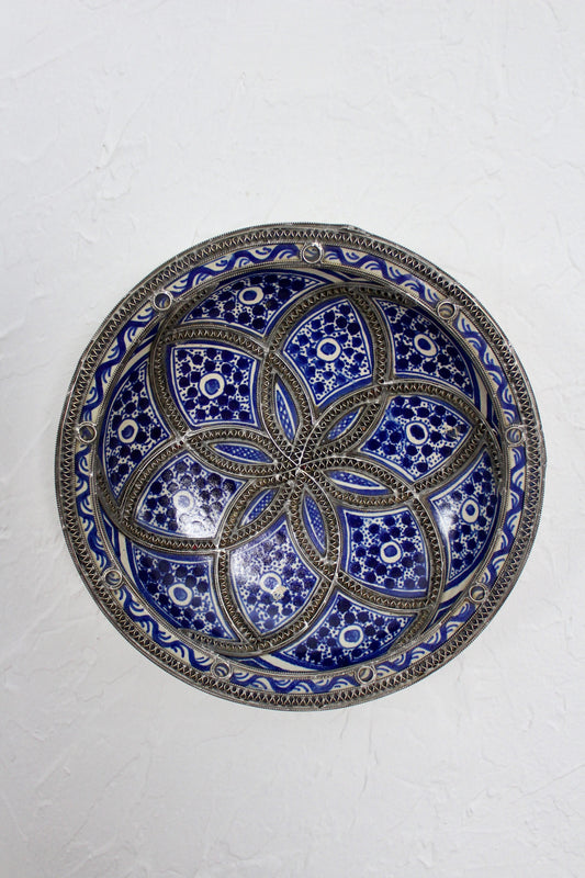 Vintage Morrocan Handmade Wall Plate