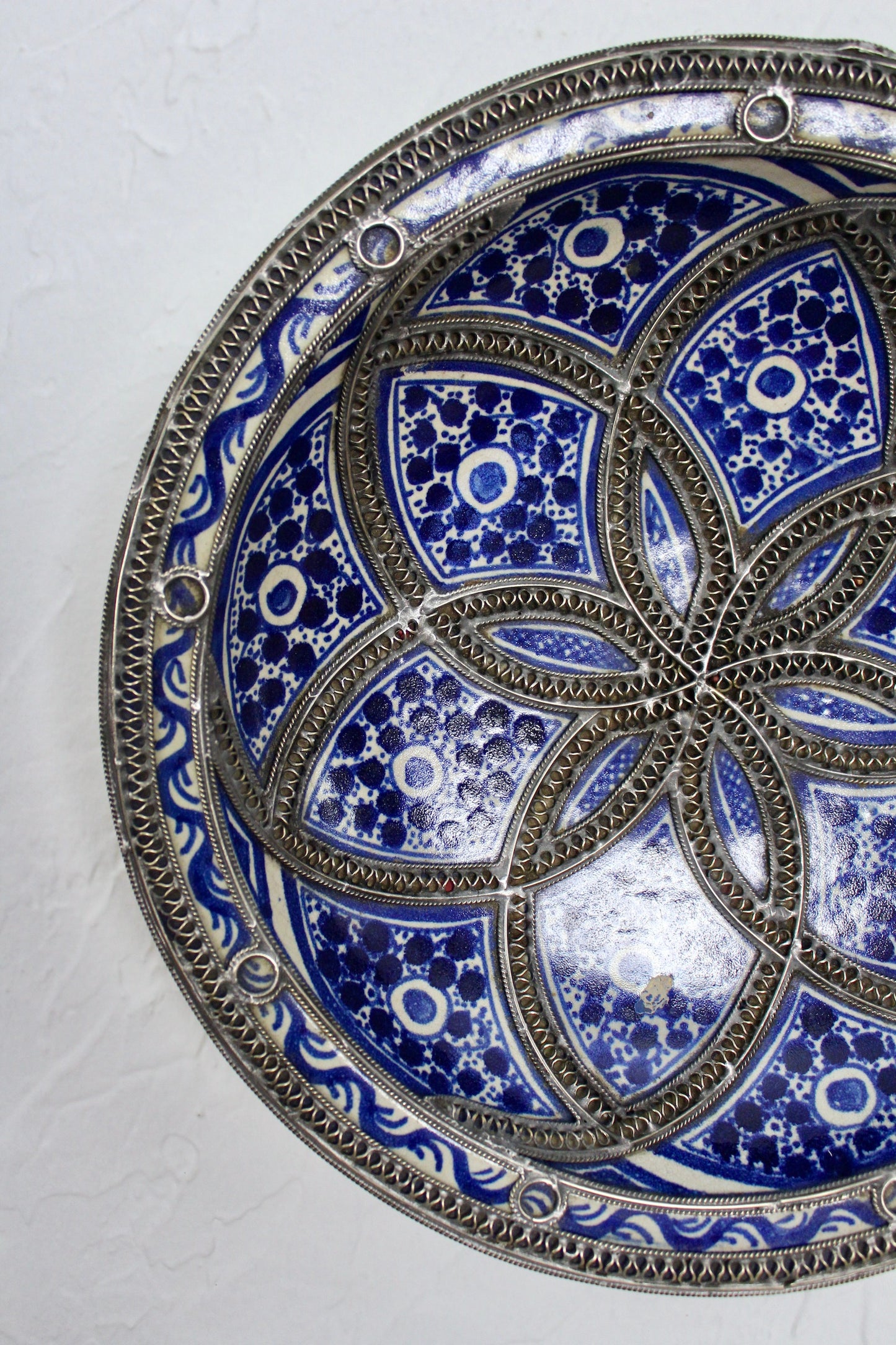 Vintage Morrocan Handmade Wall Plate