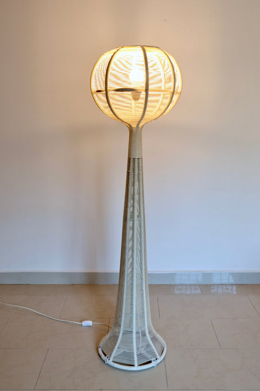 Vintage Al Mutawa Woven Plastic Cord Floor Lamp – 150cm