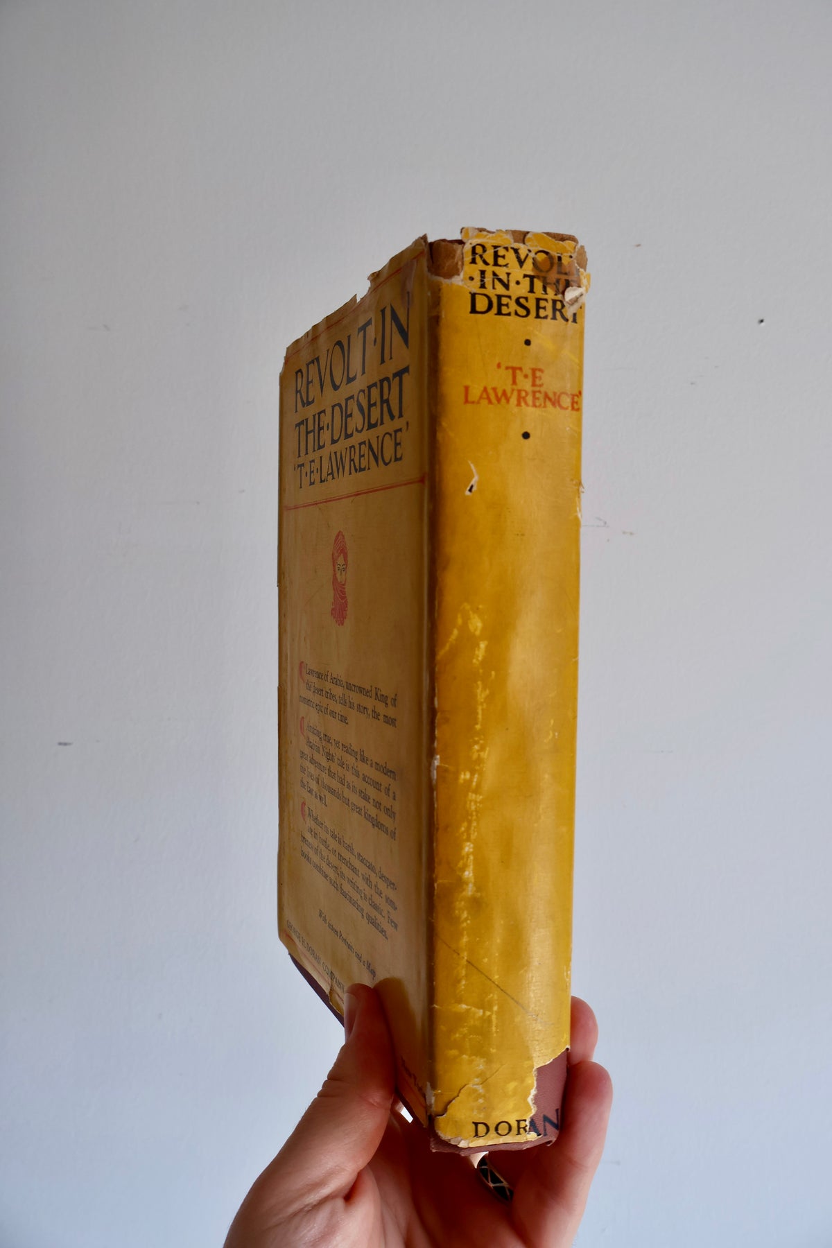 1927 T. E. Lawrence Revolt in the Desert – First American Edition with Original Dust Jacket