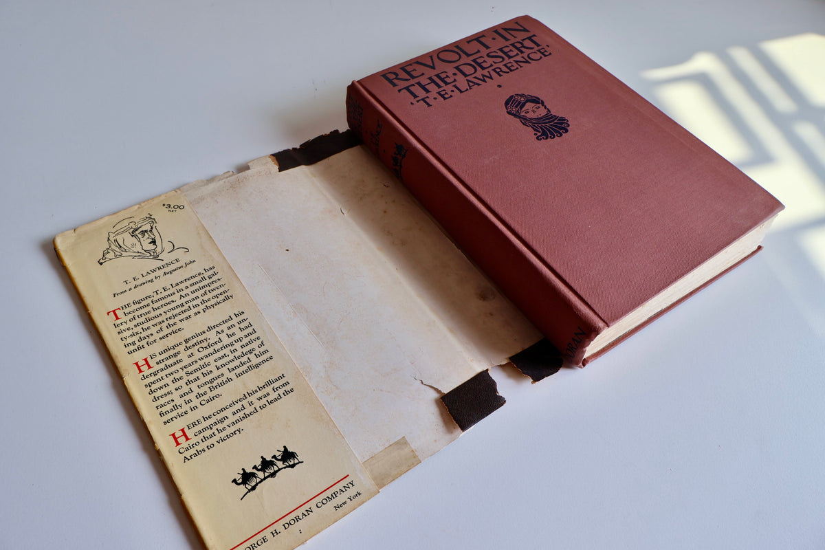 1927 T. E. Lawrence Revolt in the Desert – First American Edition with Original Dust Jacket