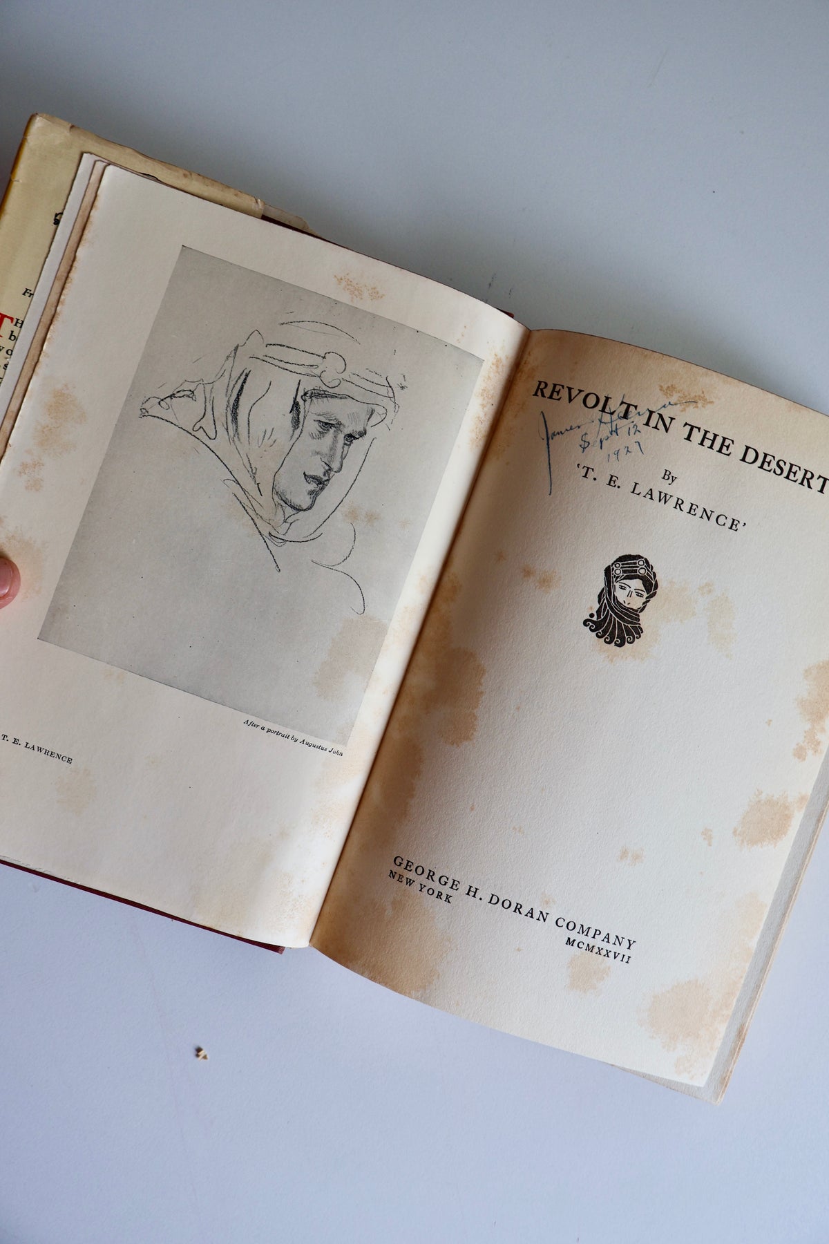 1927 T. E. Lawrence Revolt in the Desert – First American Edition with Original Dust Jacket