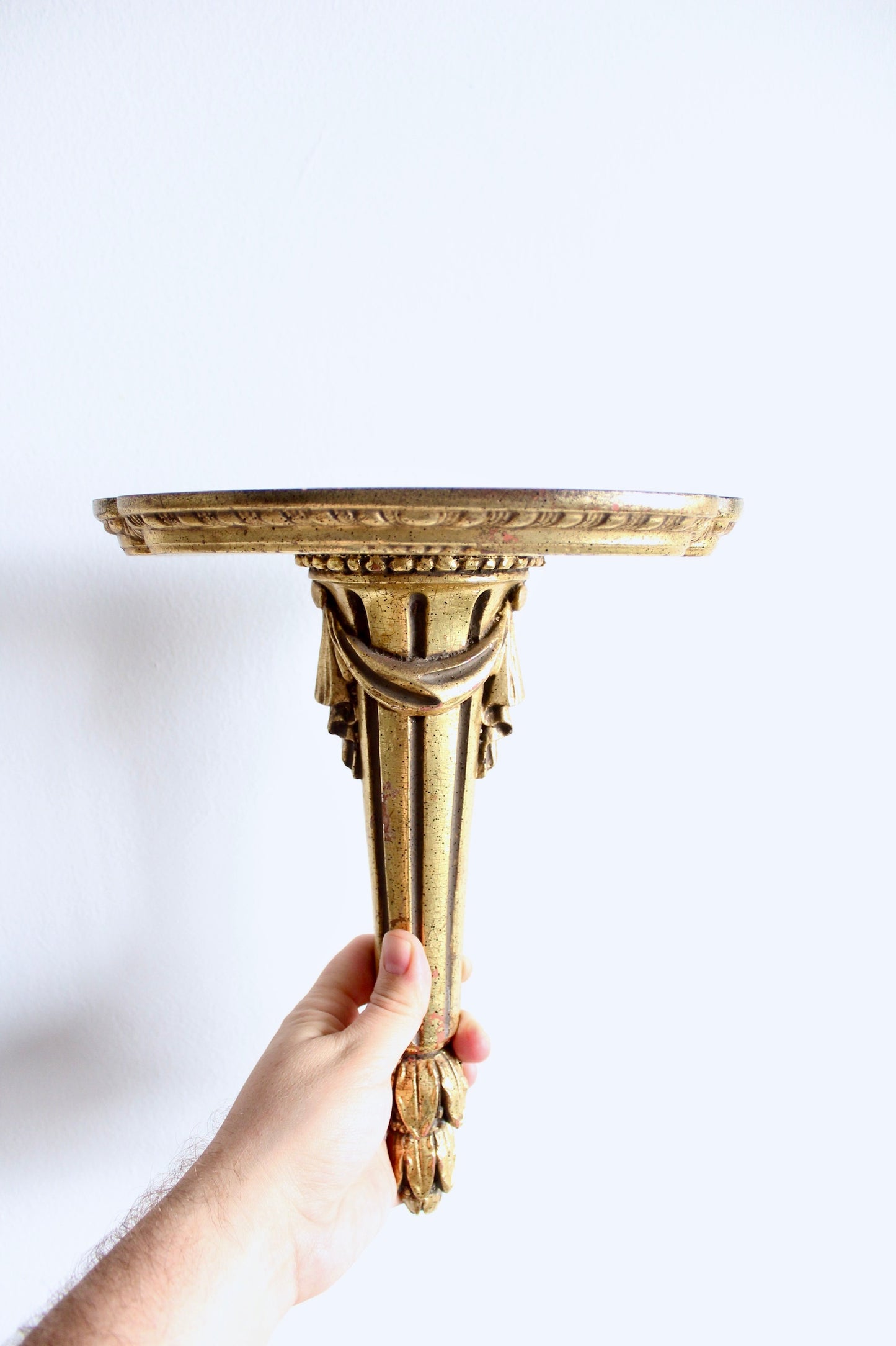 Vintage Gilded Wall Shelf