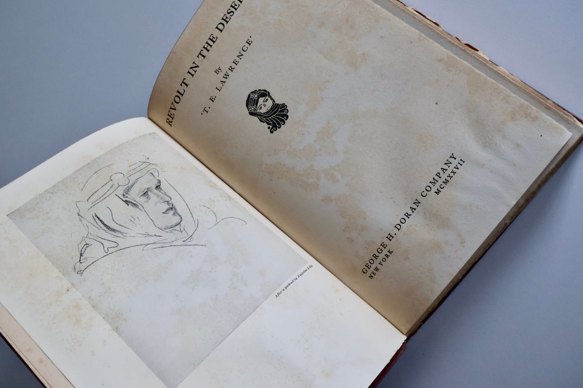 1927 First American Printing – Revolt in the Desert by T. E. Lawrence