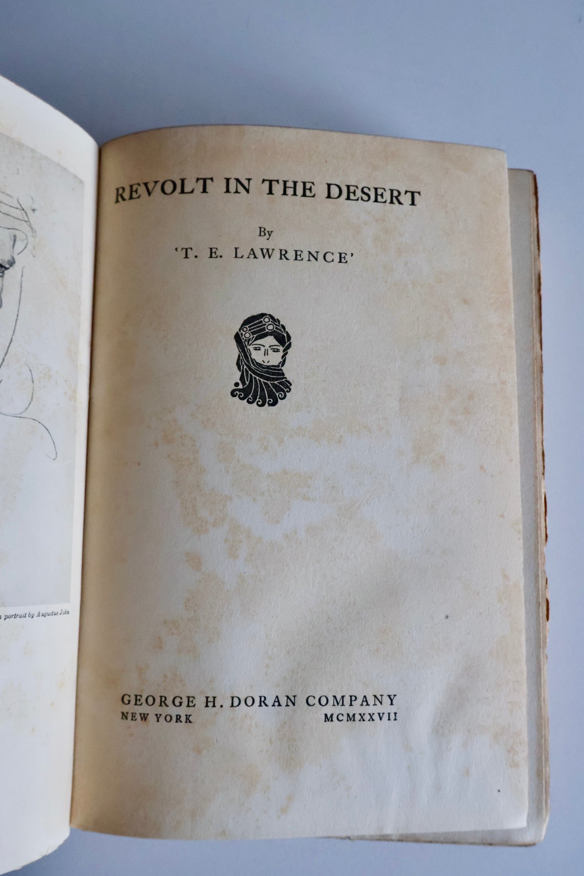 1927 First American Printing – Revolt in the Desert by T. E. Lawrence
