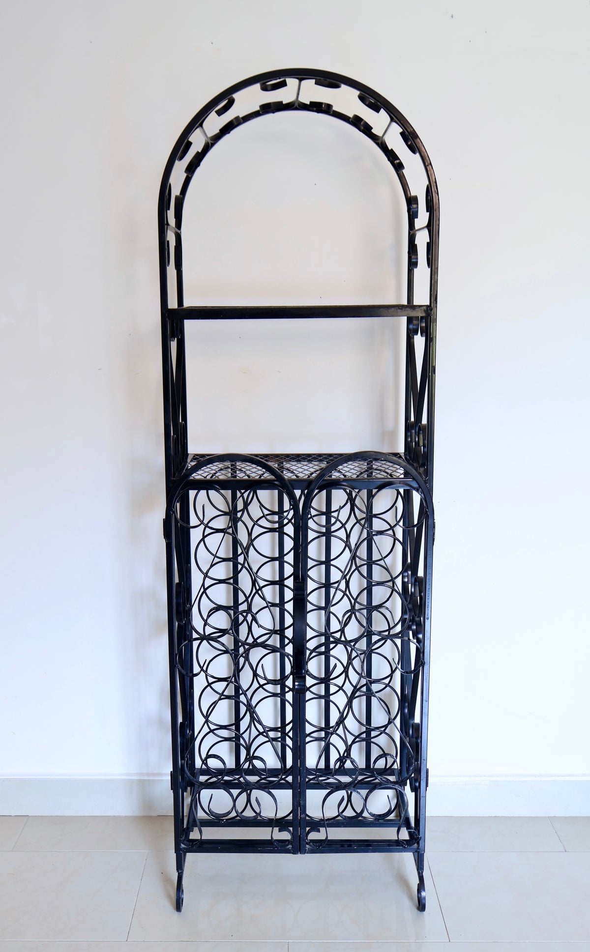 Vintage Wrought Iron Bar Stand/Display Rack