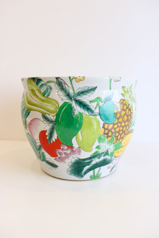 Large Vintage Chinese Fruit Planter