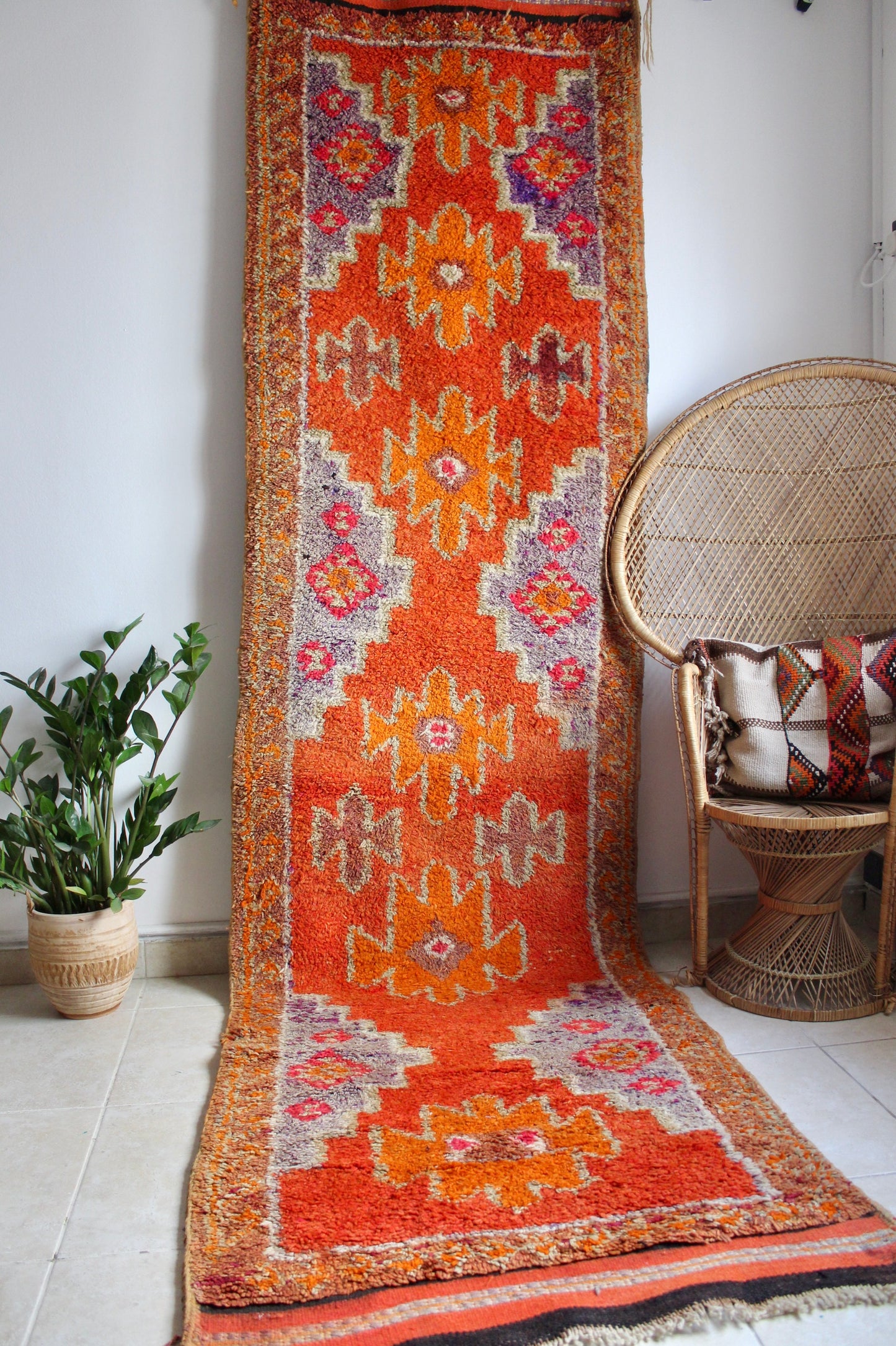 Vintage Sadu Runner - 100x370