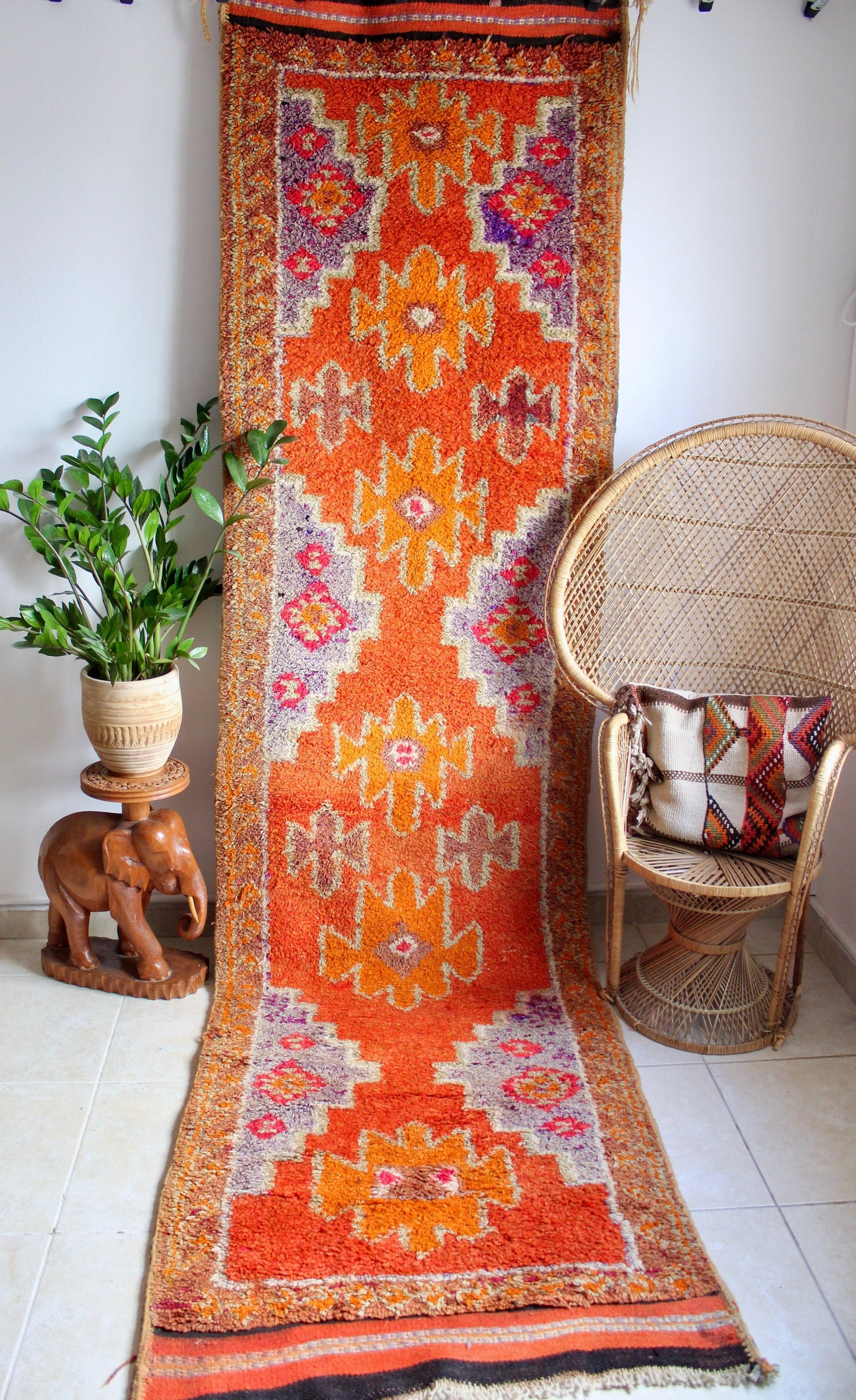 Vintage Sadu Runner - 100x370