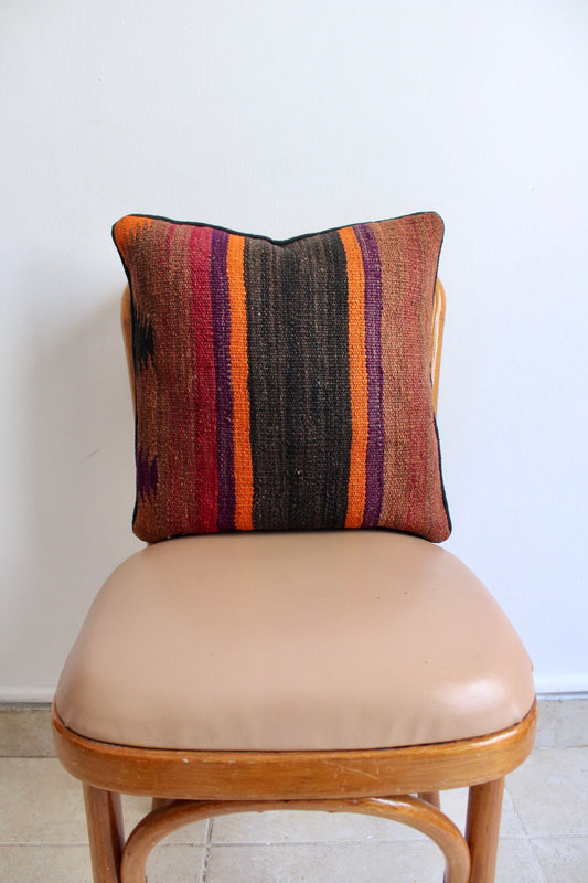 Vintage Afghan Kilim Pillow 2 - 40x40cm