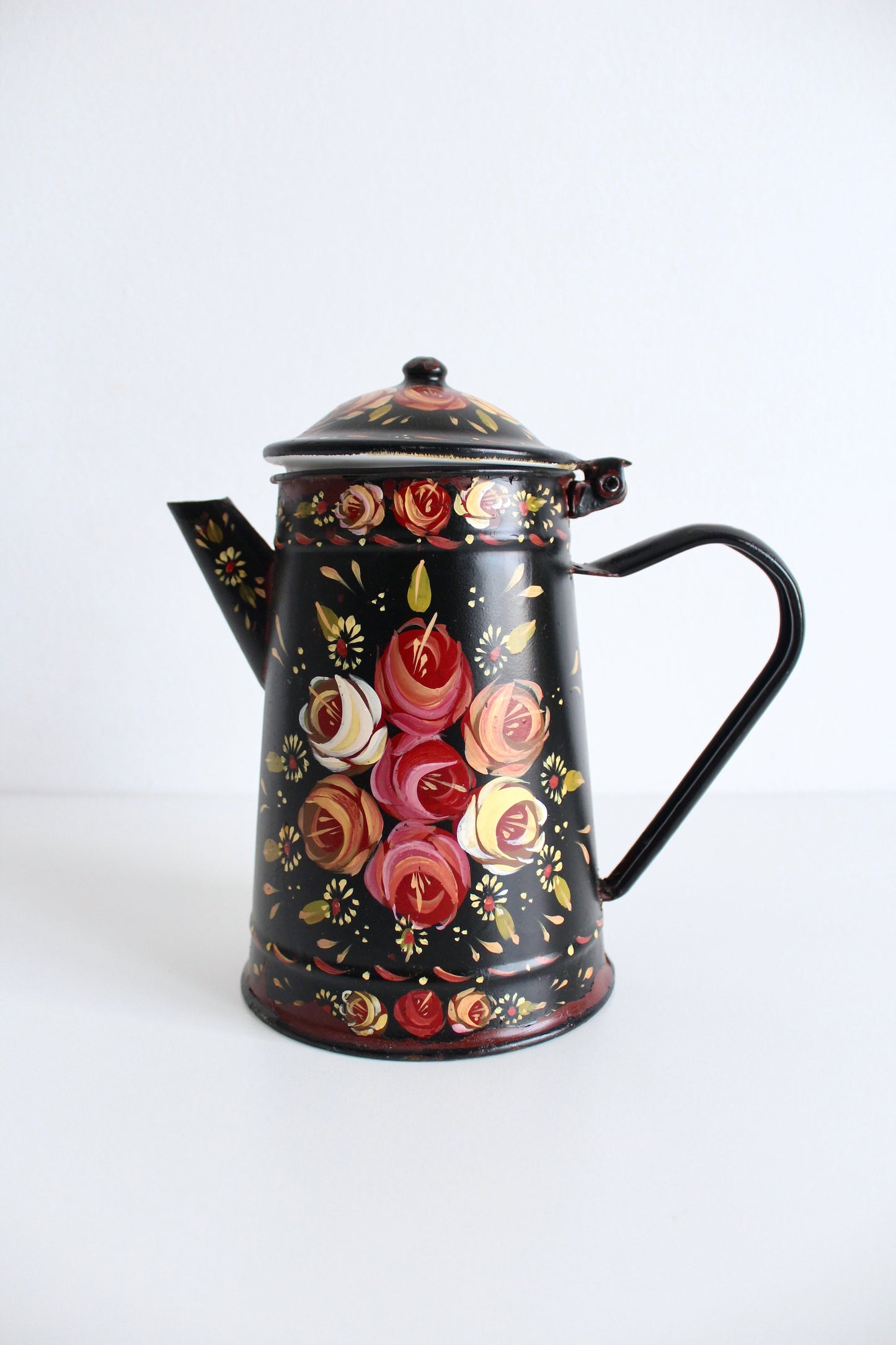 Antique Enamelware Coffee Pot