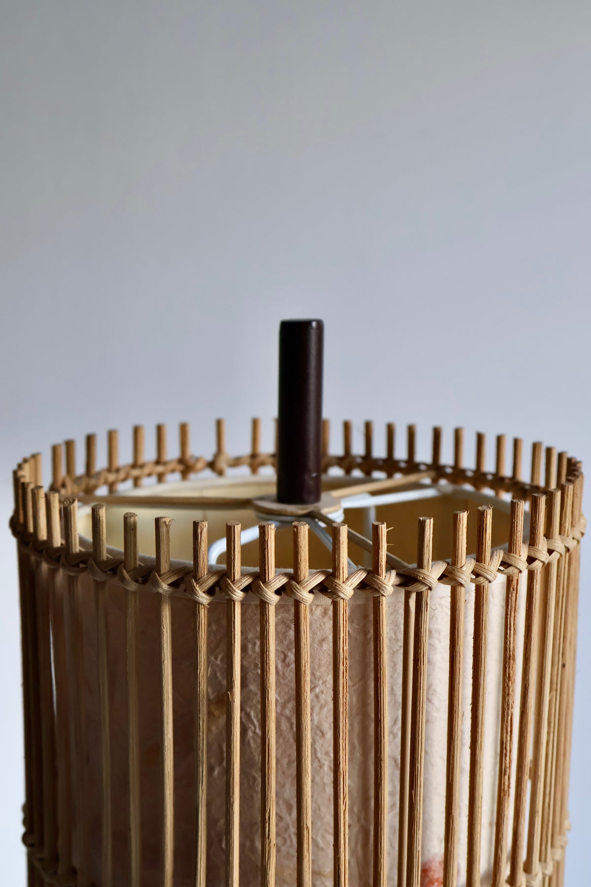 Handcrafted Bamboo & Botanical Paper Table Lamp