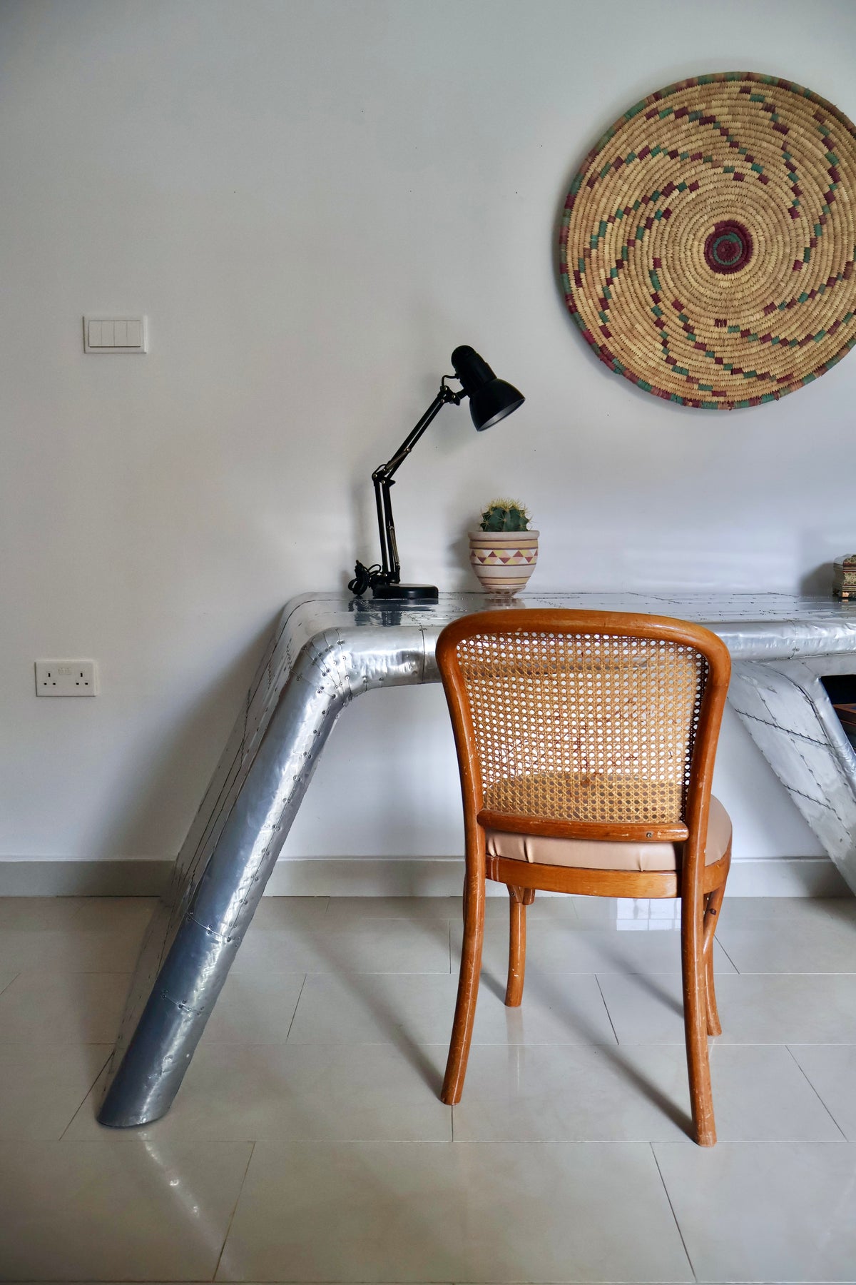 Vintage Black Industrial Adjustable Desk Lamp