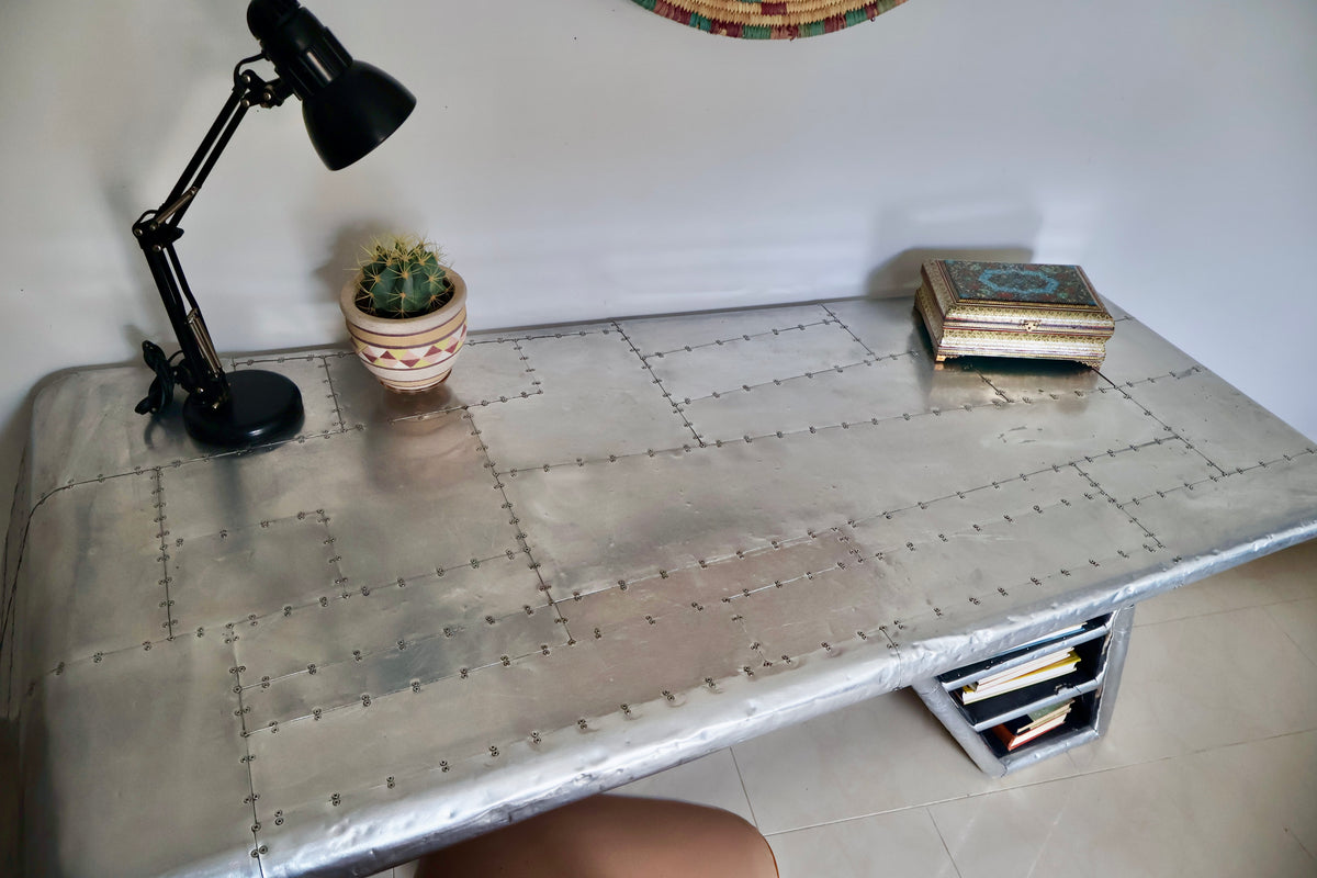 Restoration Hardware Aviator Wing Desk