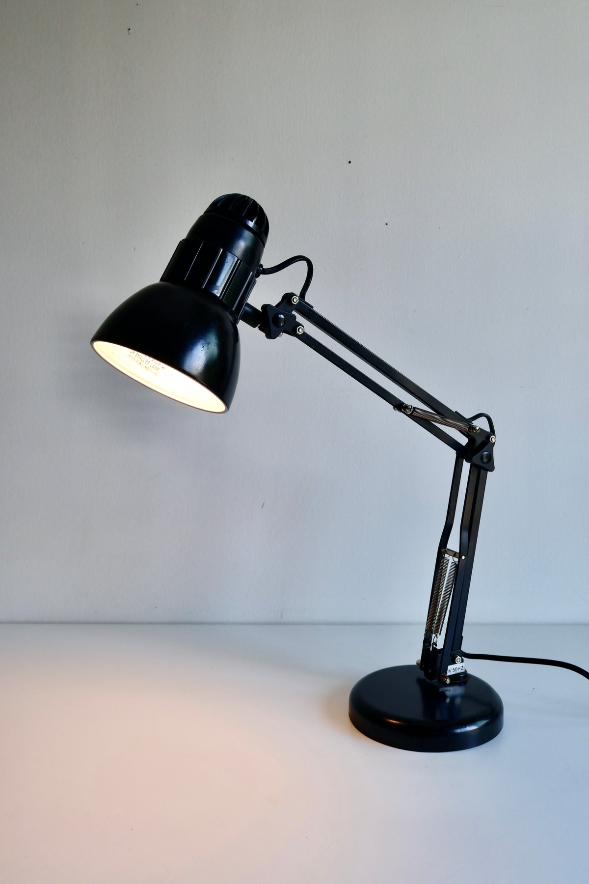 Vintage Black Industrial Adjustable Desk Lamp