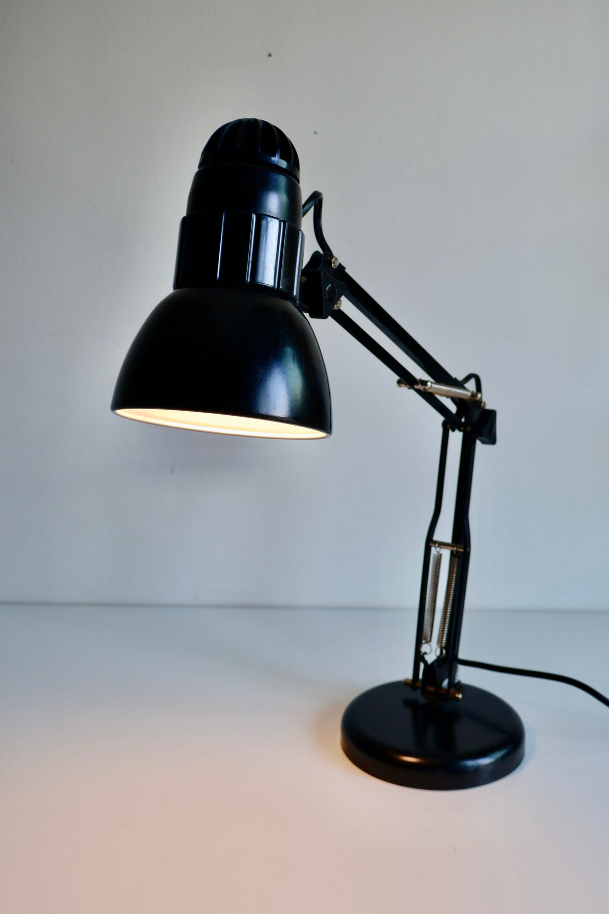 Vintage Black Industrial Adjustable Desk Lamp