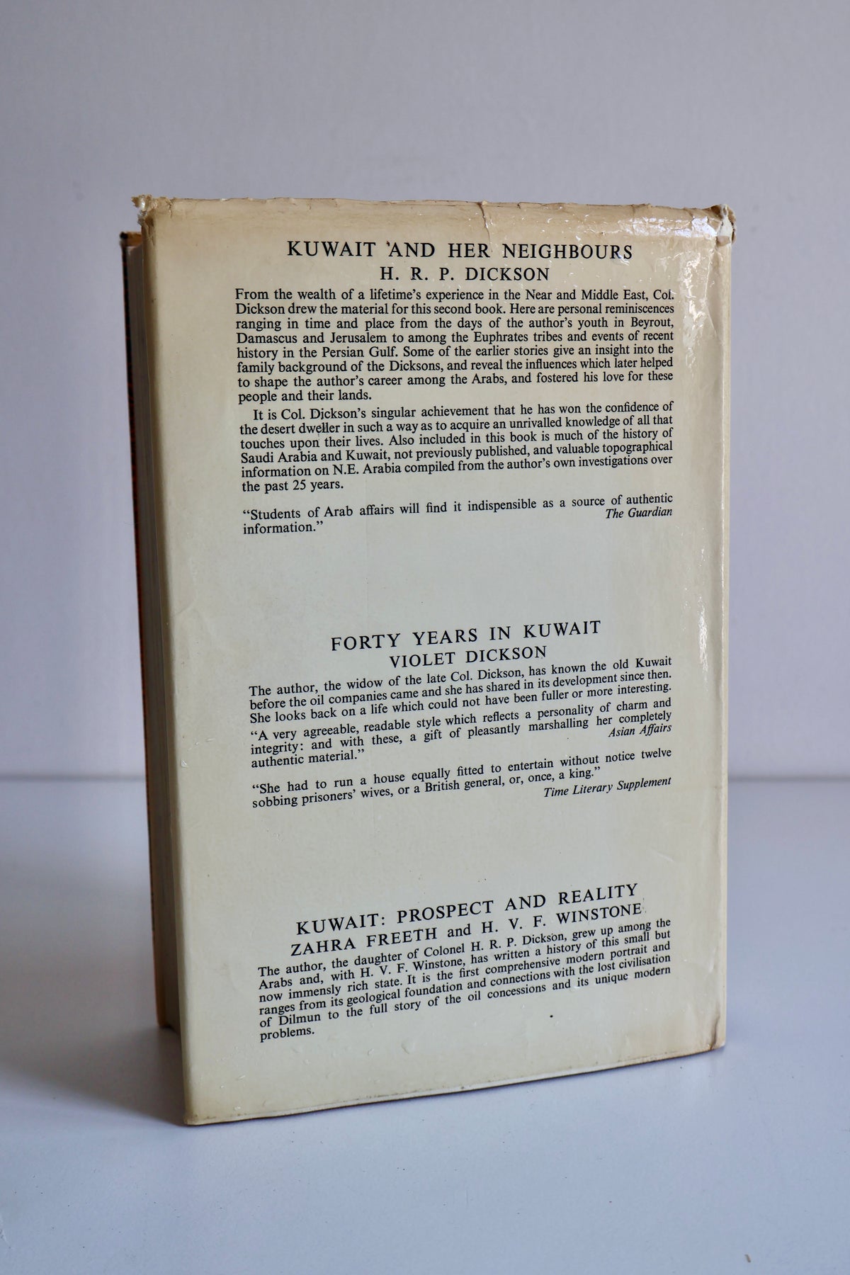 The Arab of the Desert – H. R. P. Dickson (1972, Second Edition, Fifth Impression)