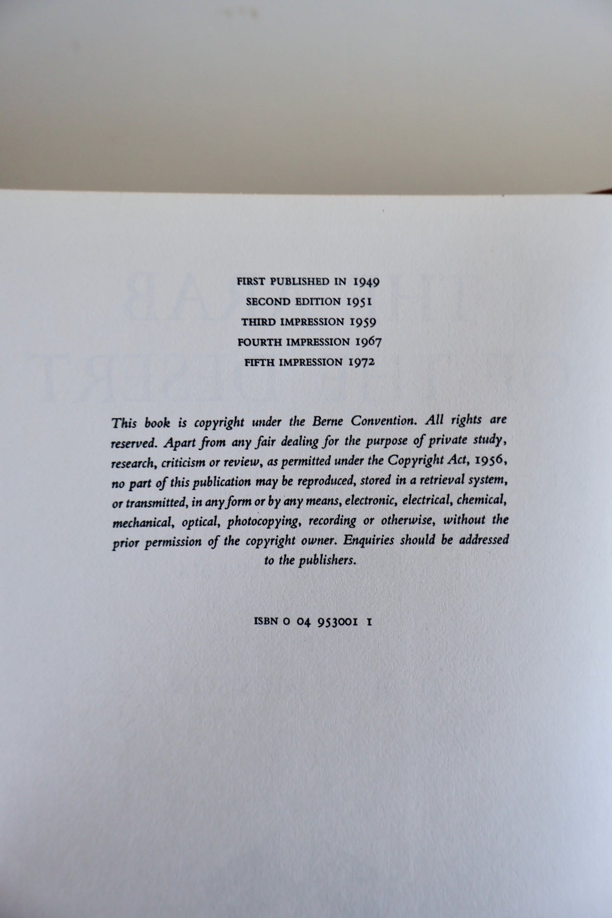 The Arab of the Desert – H. R. P. Dickson (1972, Second Edition, Fifth Impression)