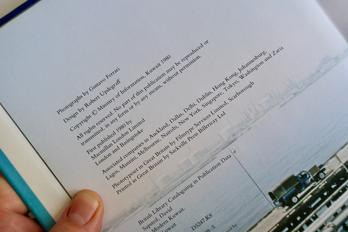 Modern Kuwait – David Sapsted (1980 First Edition)