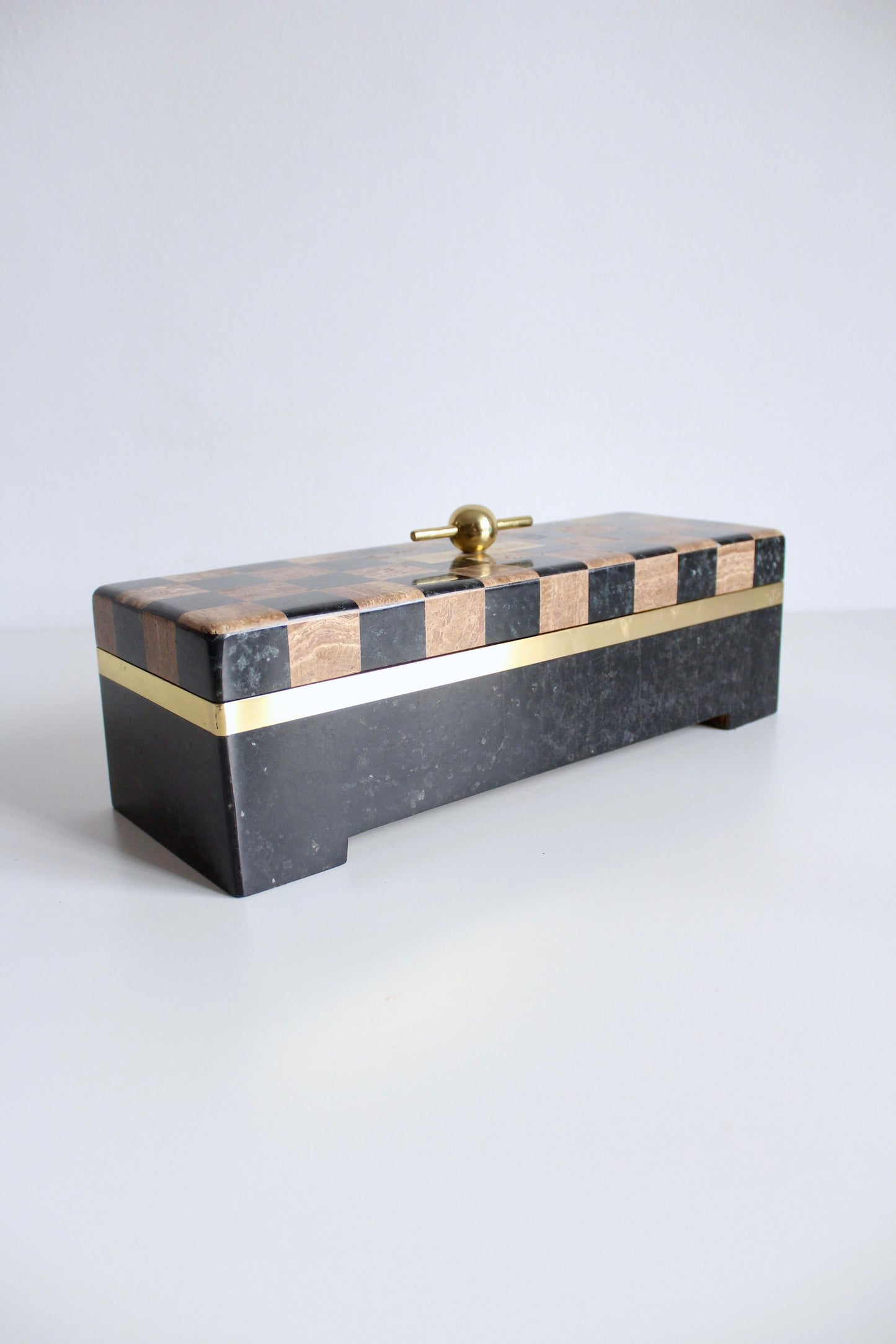 Stone and Brass Box