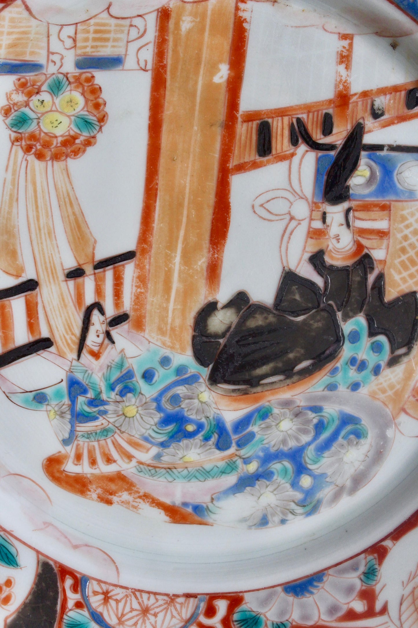 Antique Chinese Handpainted Porcelain Plate