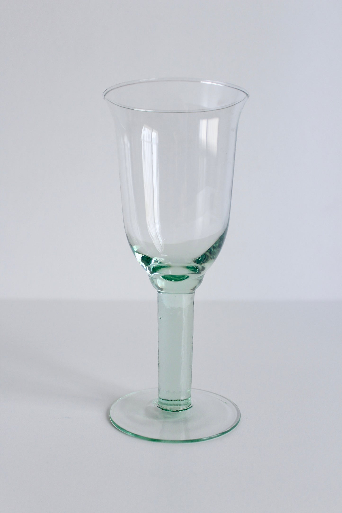 Vintage Spanish Recycled Glass Flutes