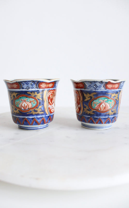 Early 20th century Imari Tea Cup Set