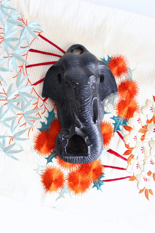 Vintage Japanese Elephant Wall Mubkhar