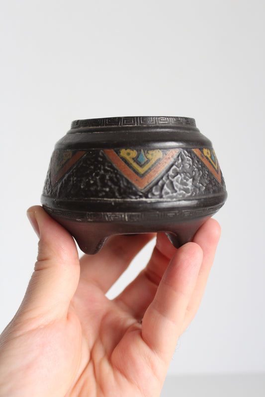 Early 20th Century Japanese Sumida Gama ware Mubkhar