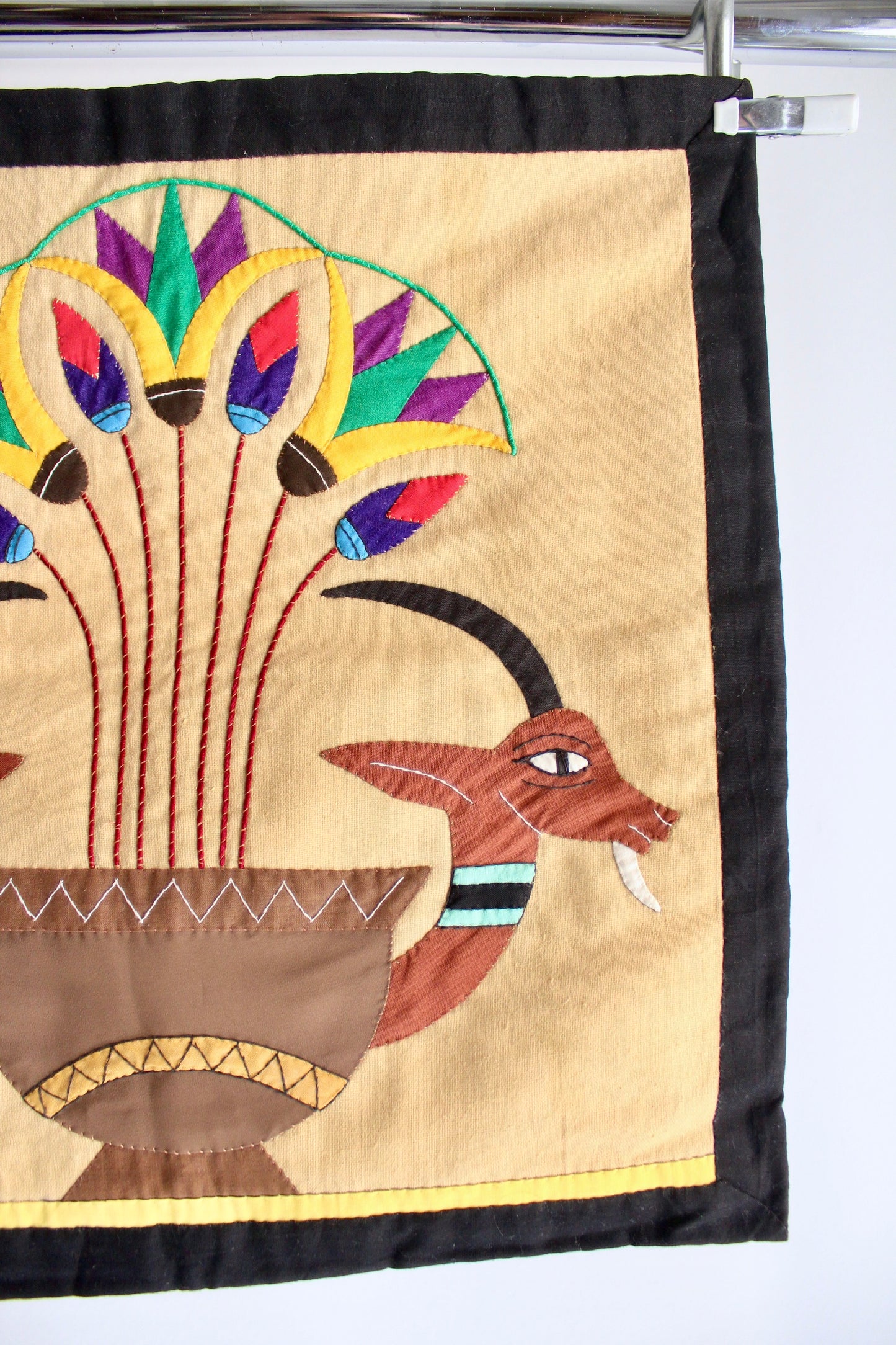 Egyptian Khayamiya Hand Quilted Pillowcase