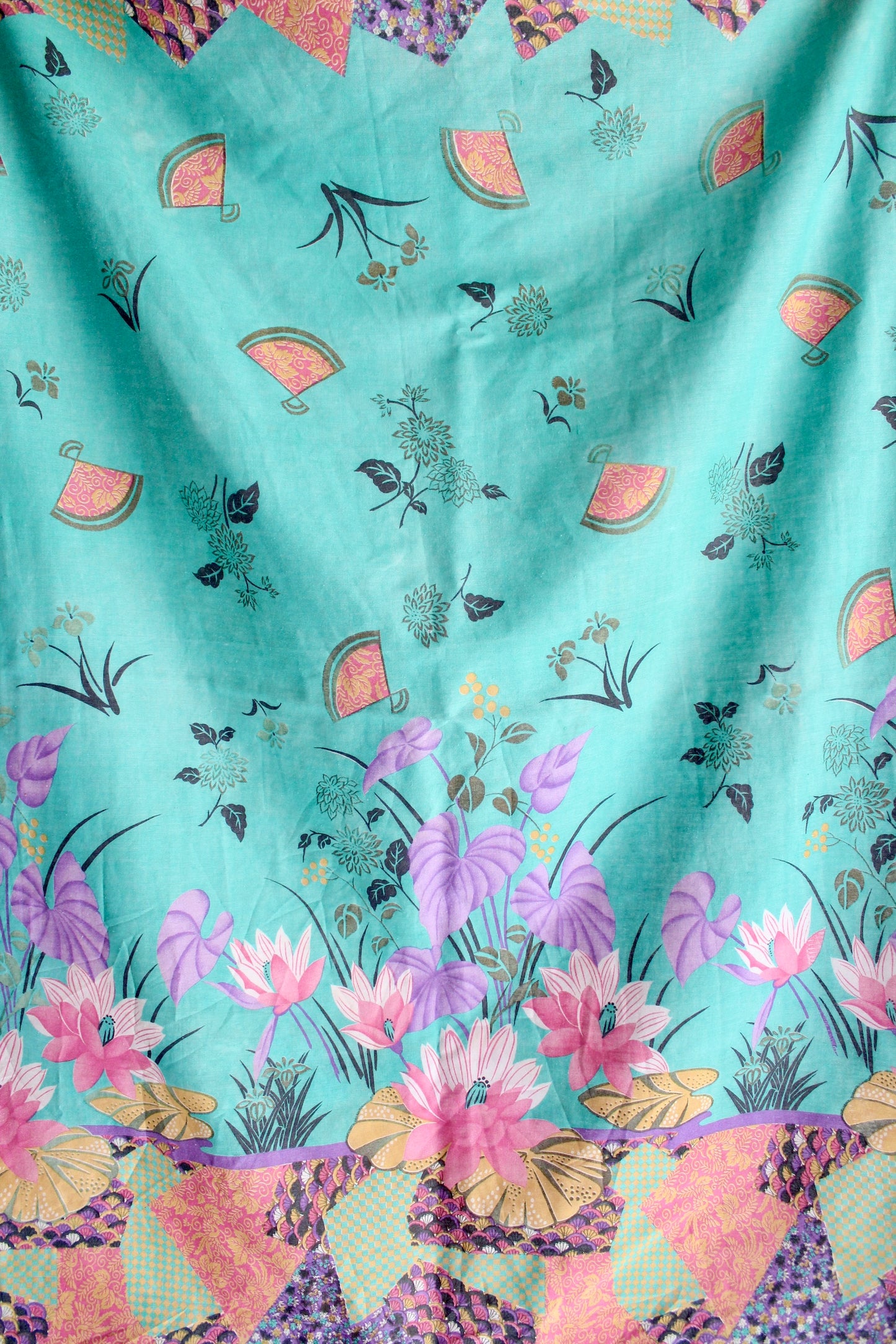 Vintage Japanese Cotton Tapestry