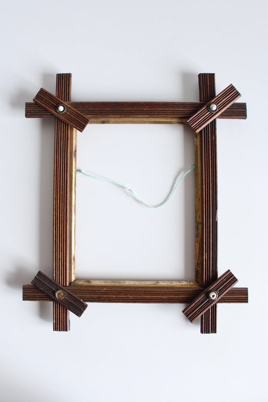Late 19th Century Tramp Art Frame