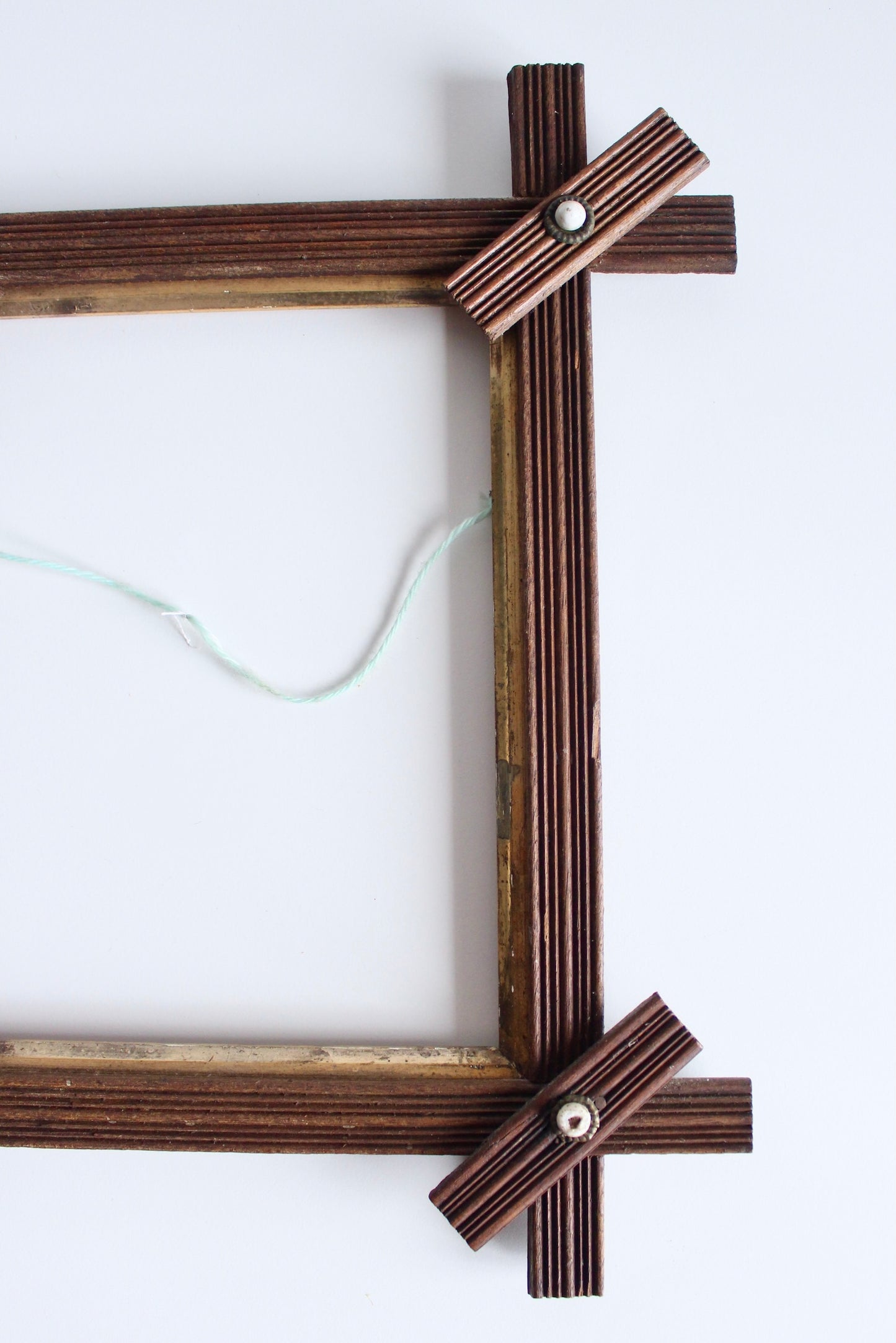 Late 19th Century Tramp Art Frame