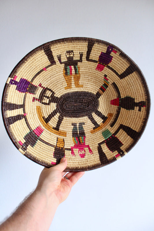 Panamanian Wounaan/Embera Woven Palm Basket