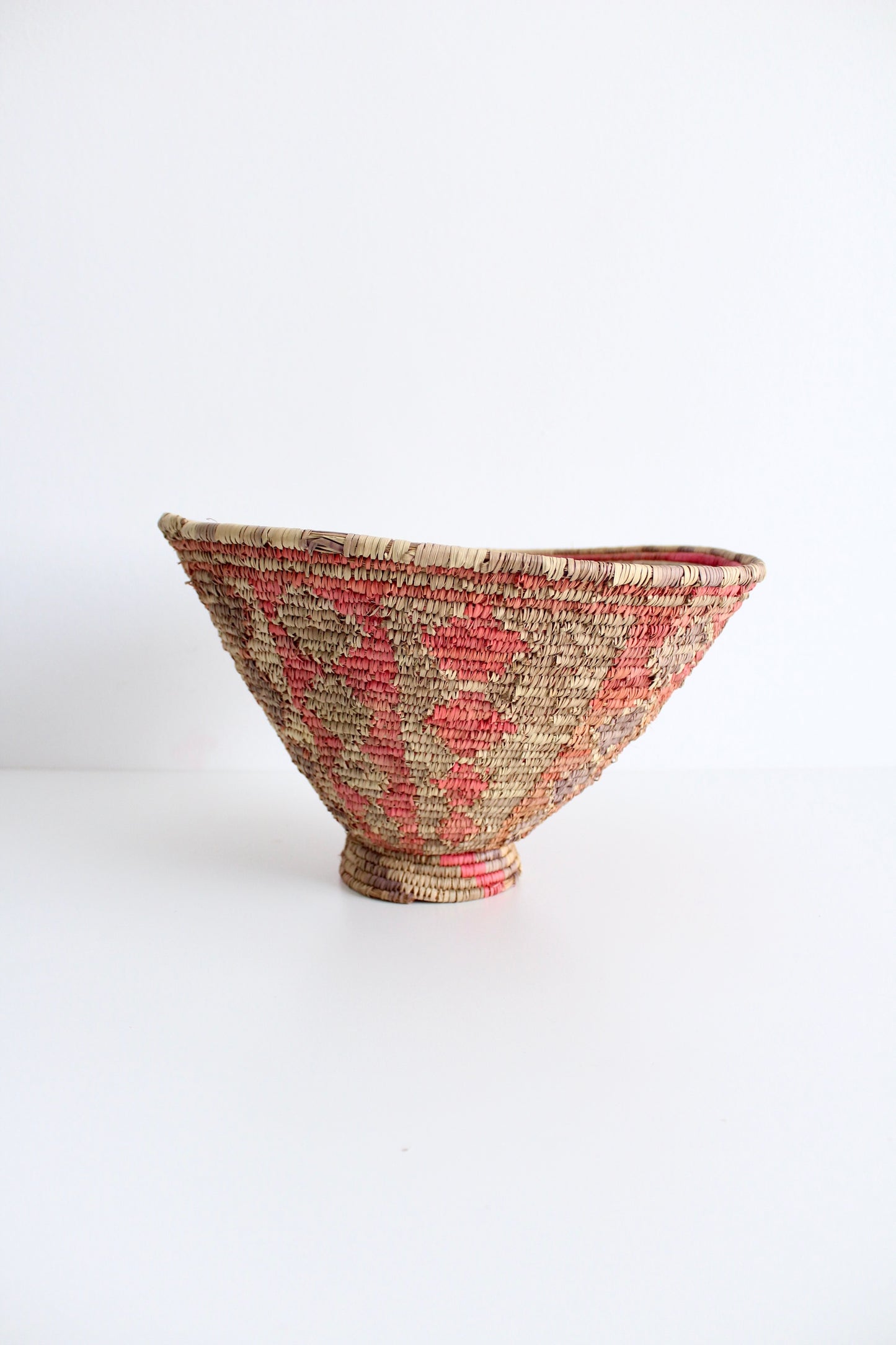 Beautiful Handwoven 1960s Tribal Baluch Basket