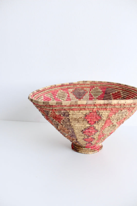 Beautiful Handwoven 1960s Tribal Baluch Basket