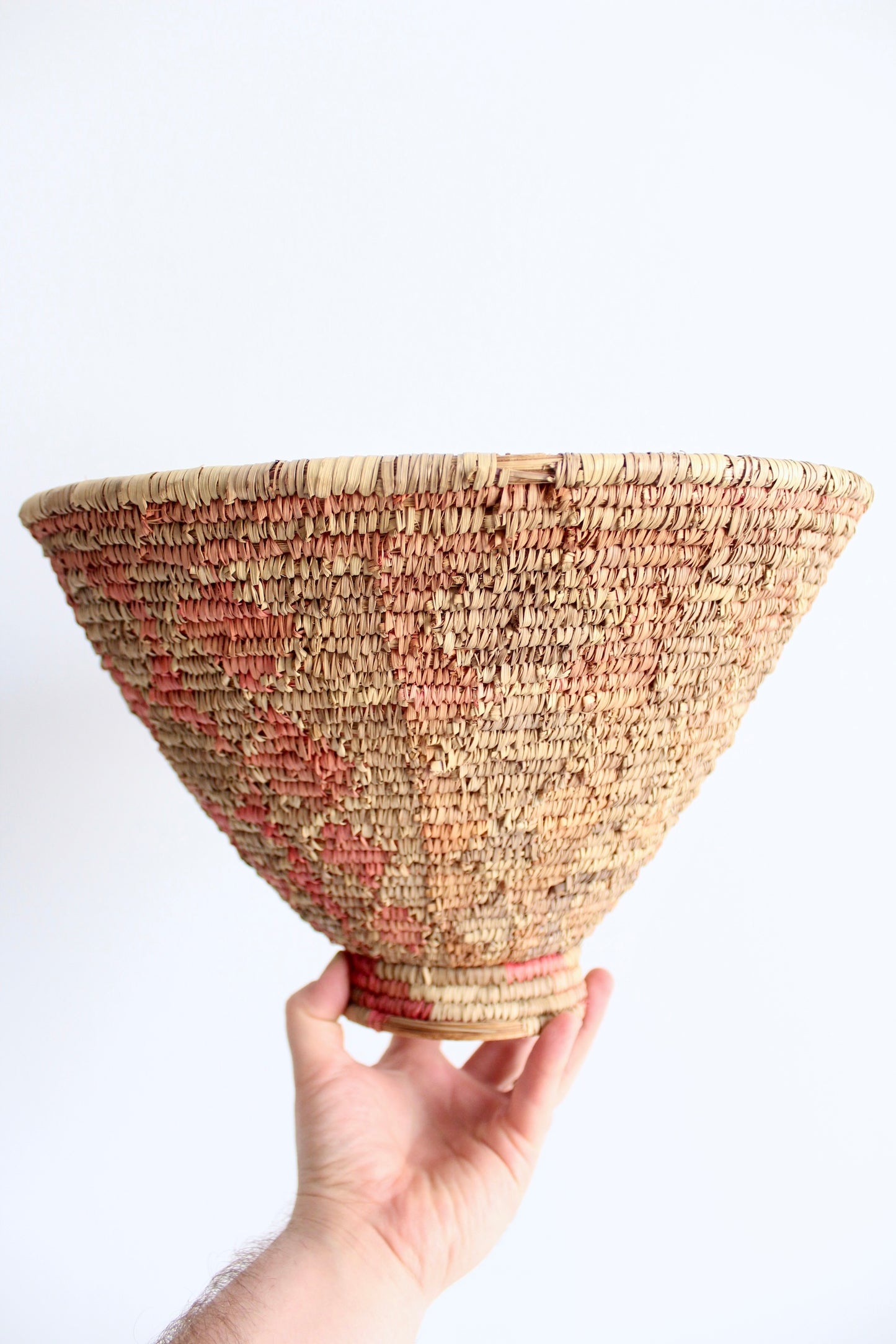 Beautiful Handwoven 1960s Tribal Baluch Basket